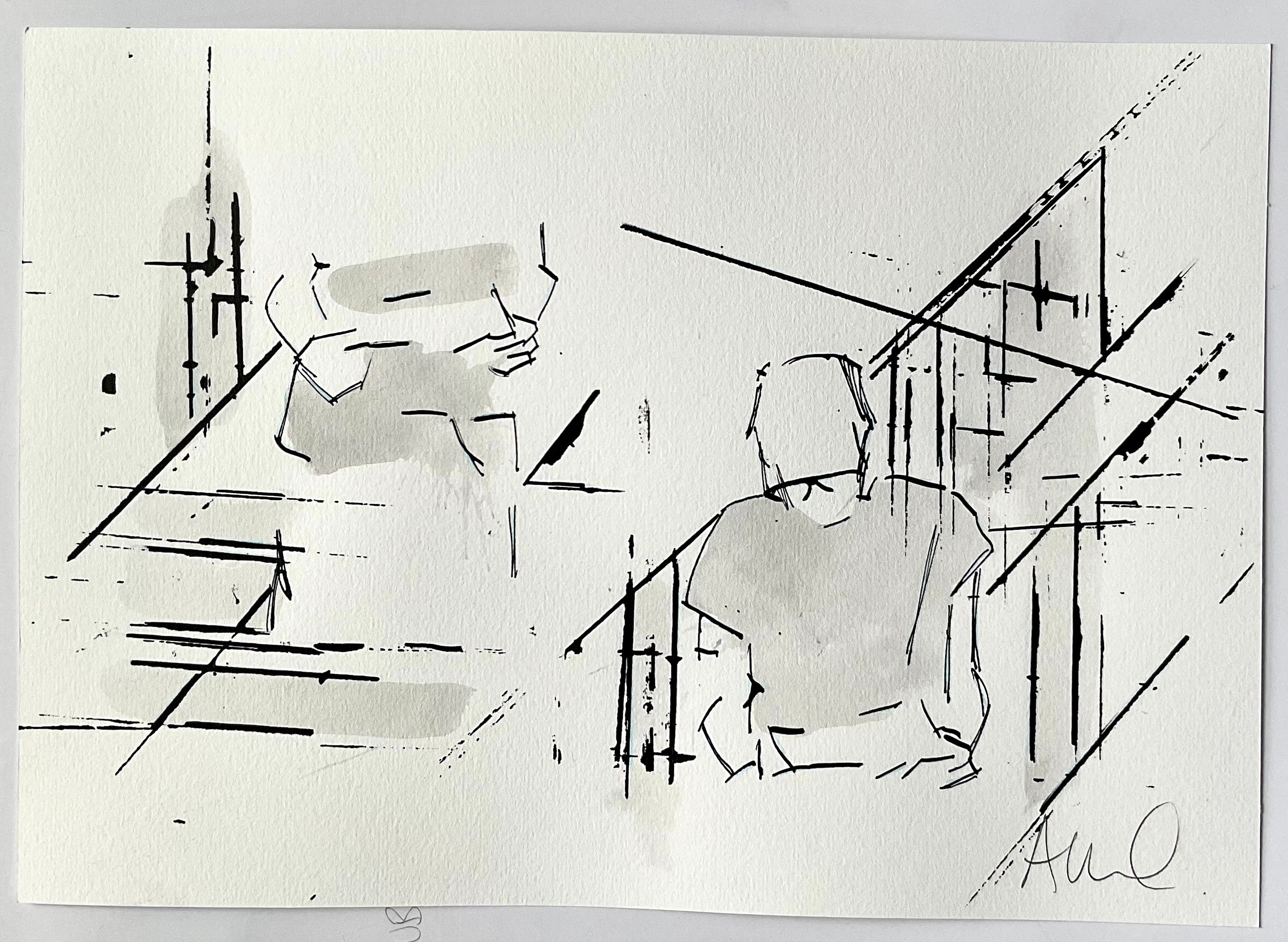 Hubert Selby Jr. | A4 Original Drawing