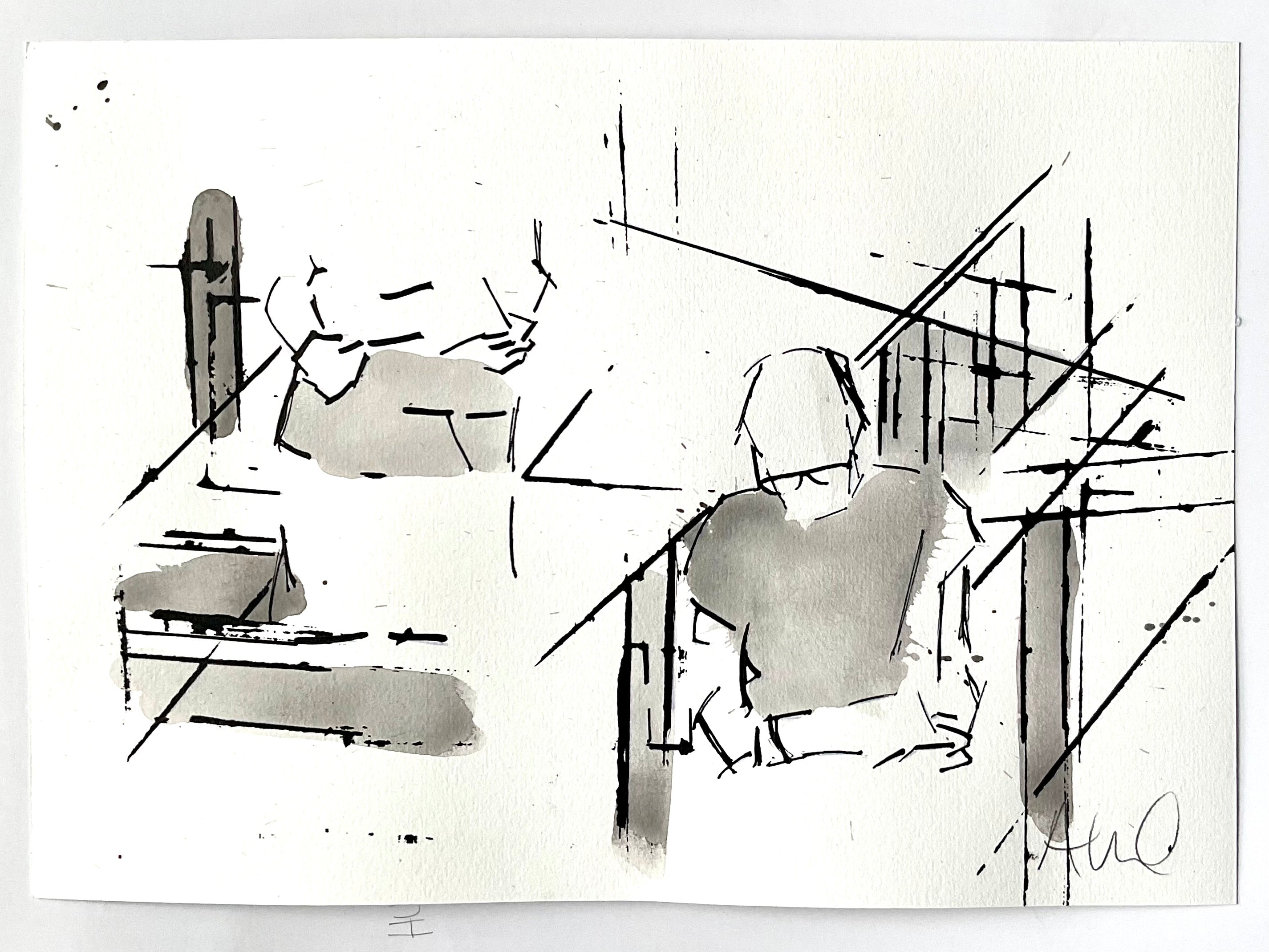 Hubert Selby Jr. | A4 Original Drawing