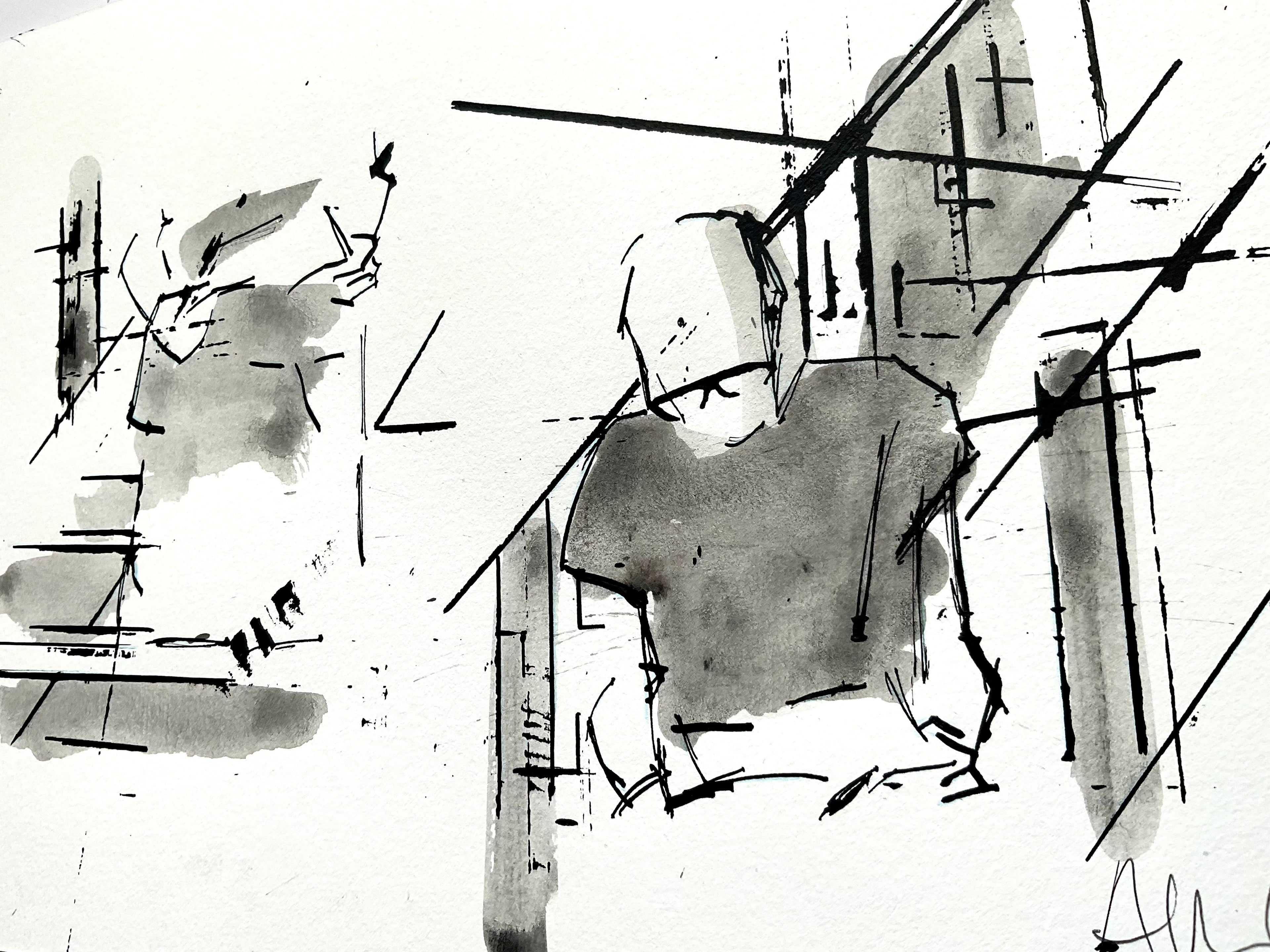 Hubert Selby Jr. | A4 Original Drawing