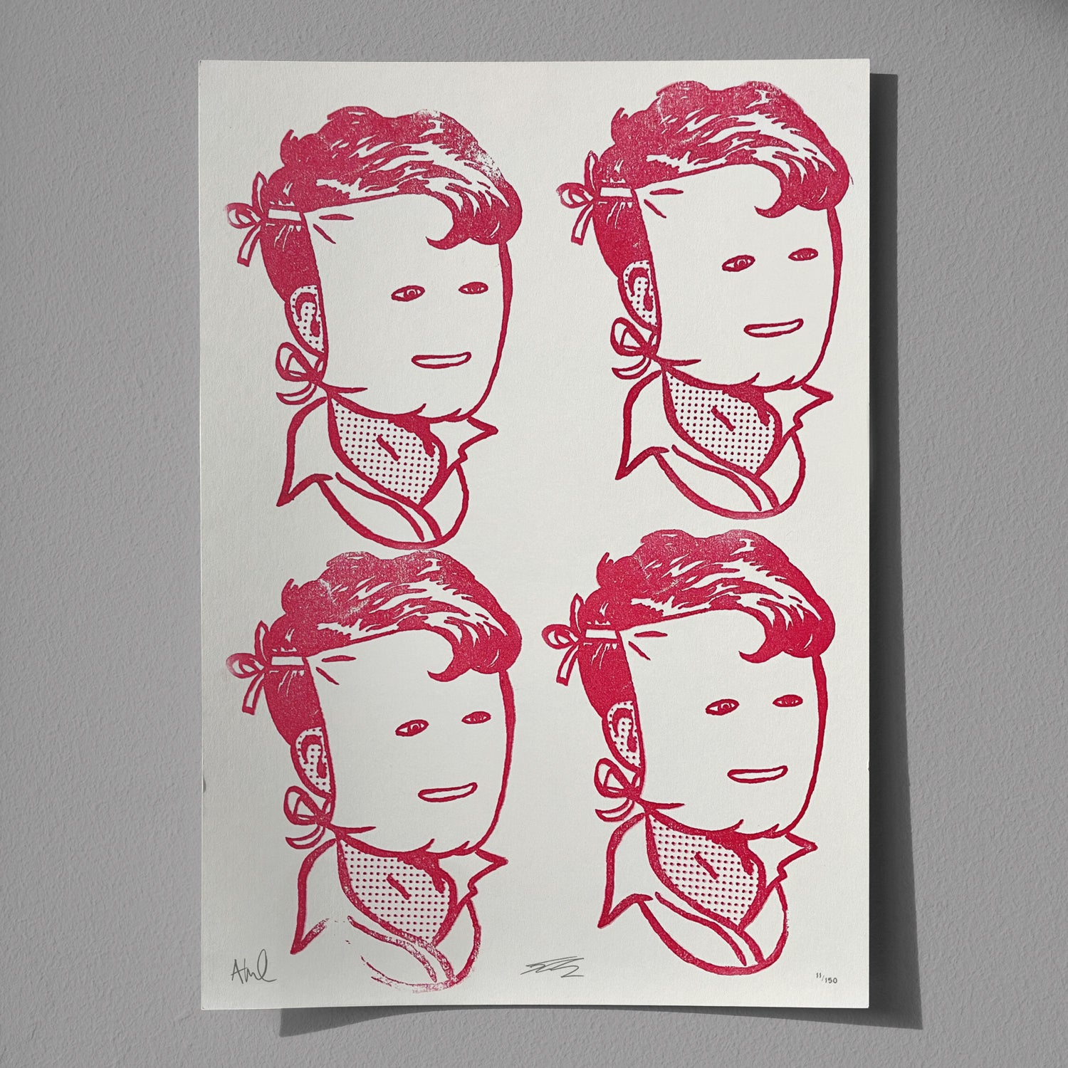 A3 '14 AUTUMNS 15 WINTERS' STAMPED PRINT