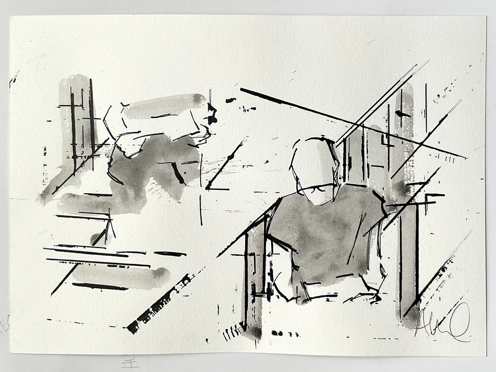 Hubert Selby Jr. | A4 Original Drawing