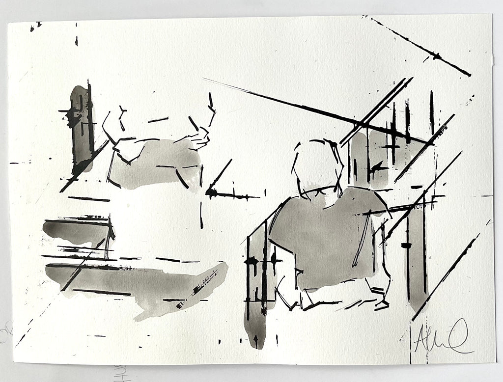 Hubert Selby Jr. | A4 Original Drawing