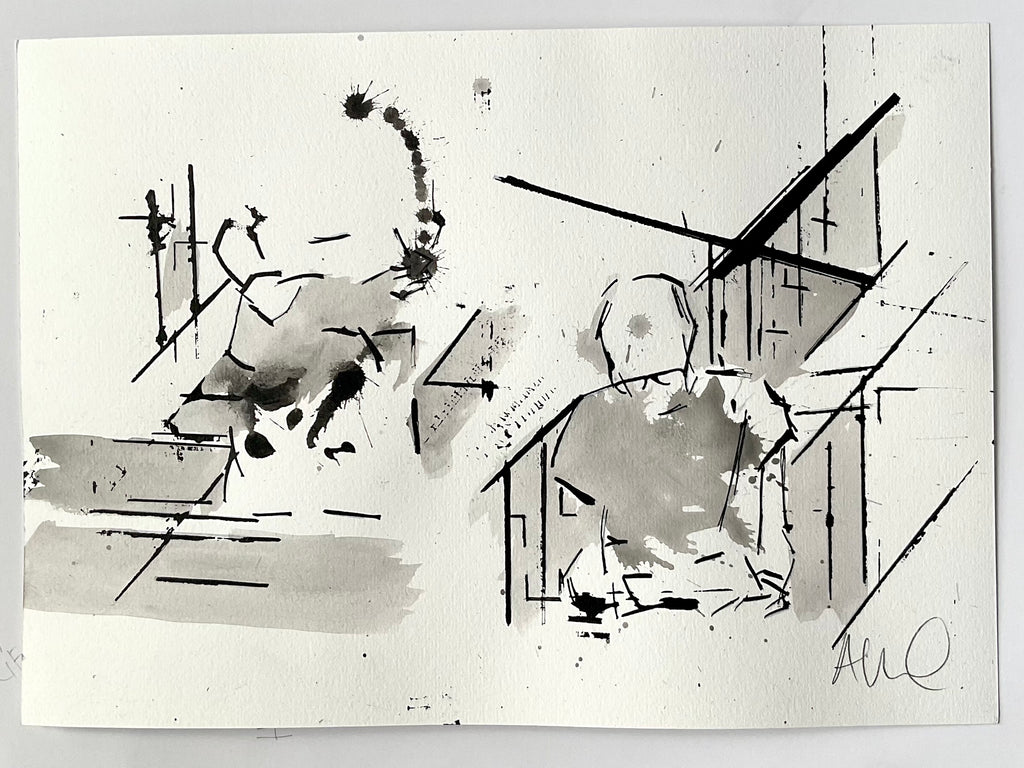 Hubert Selby Jr. | A4 Original Drawing