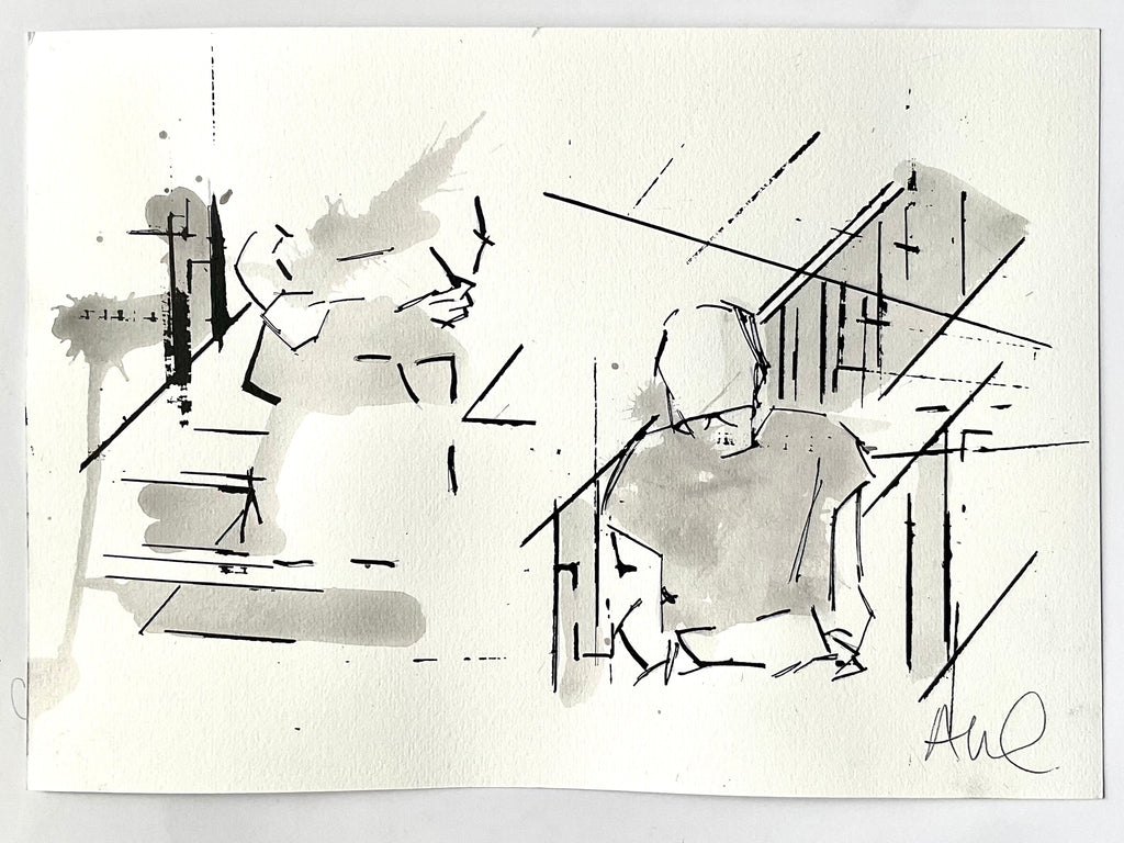 Hubert Selby Jr. | A4 Original Drawing