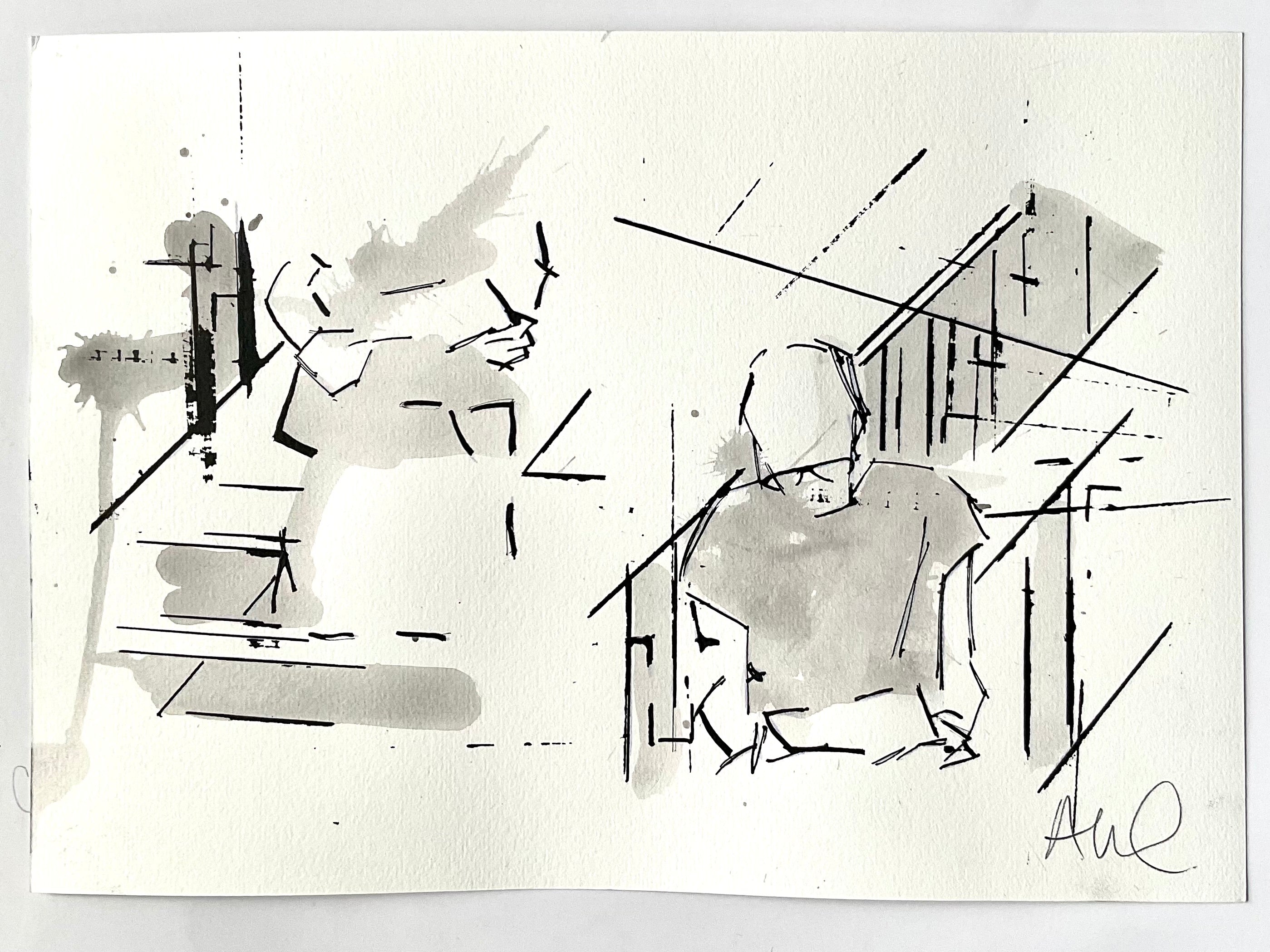 Hubert Selby Jr. | A4 Original Drawing