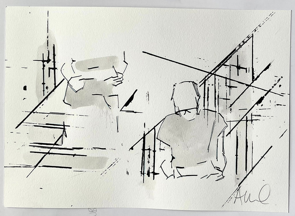 Hubert Selby Jr. | A4 Original Drawing