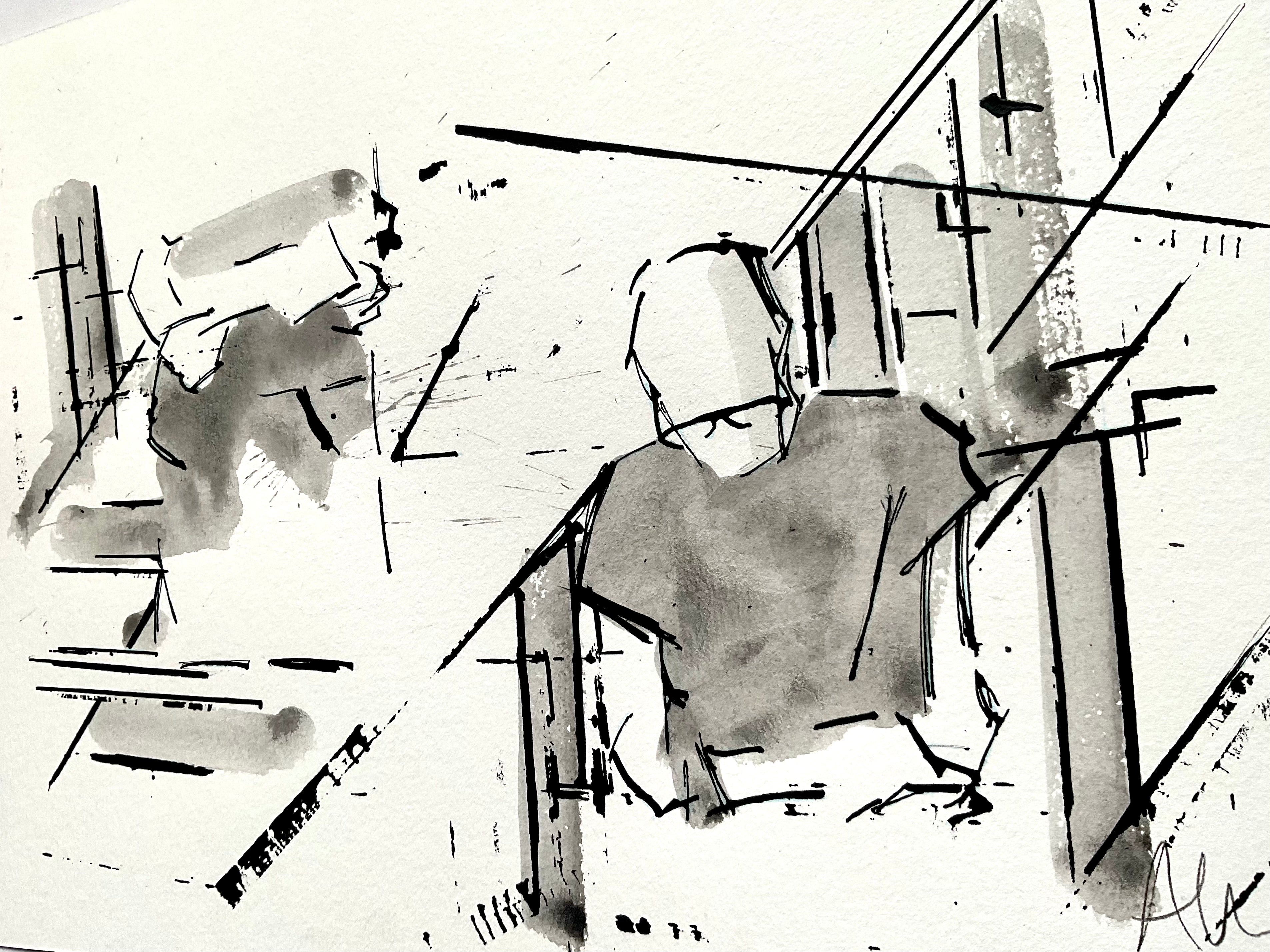 Hubert Selby Jr. | A4 Original Drawing