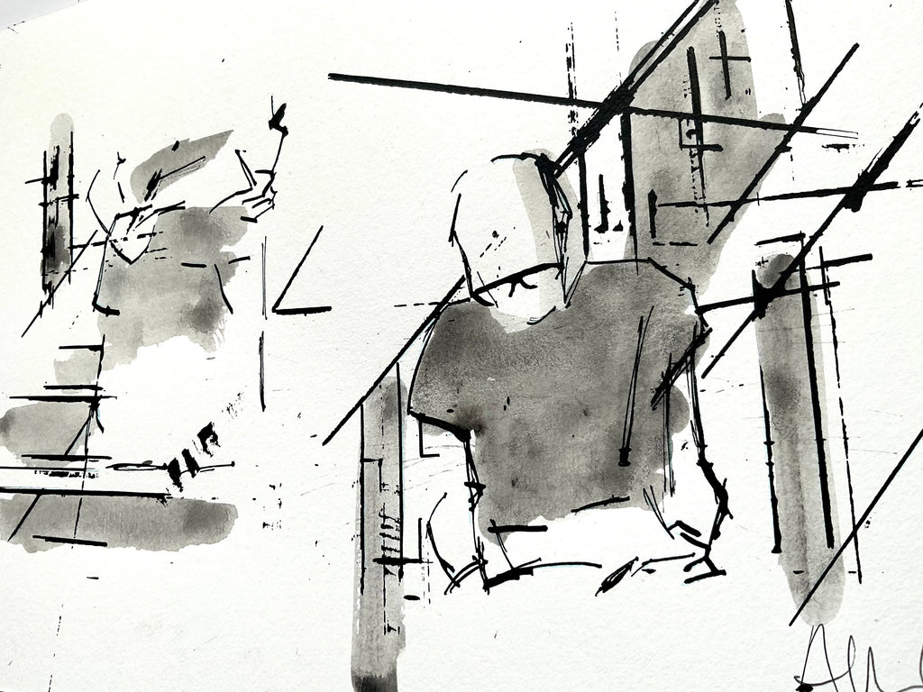 Hubert Selby Jr. | A4 Original Drawing