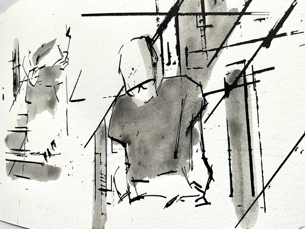 Hubert Selby Jr. | A4 Original Drawing