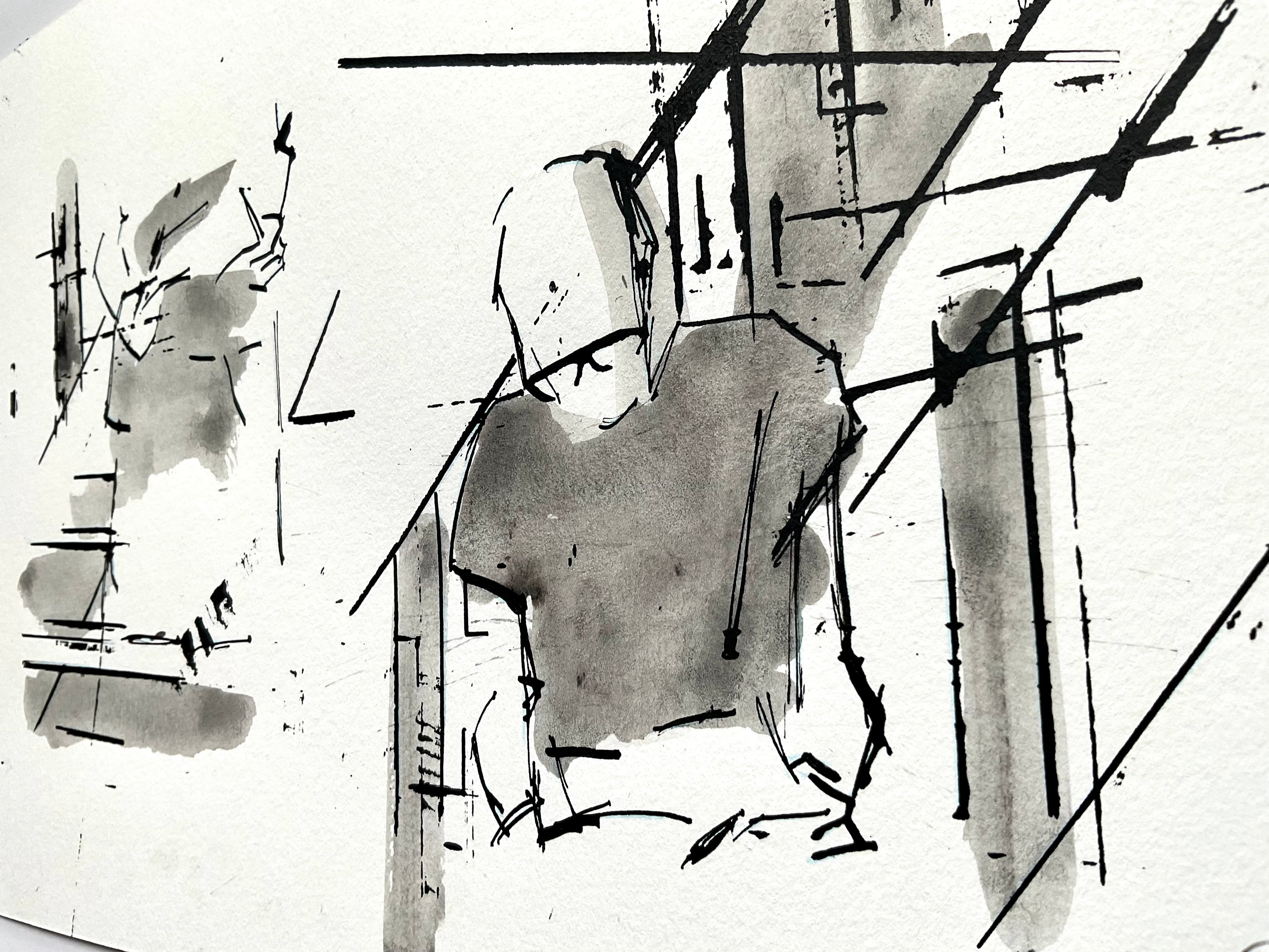 Hubert Selby Jr. | A4 Original Drawing