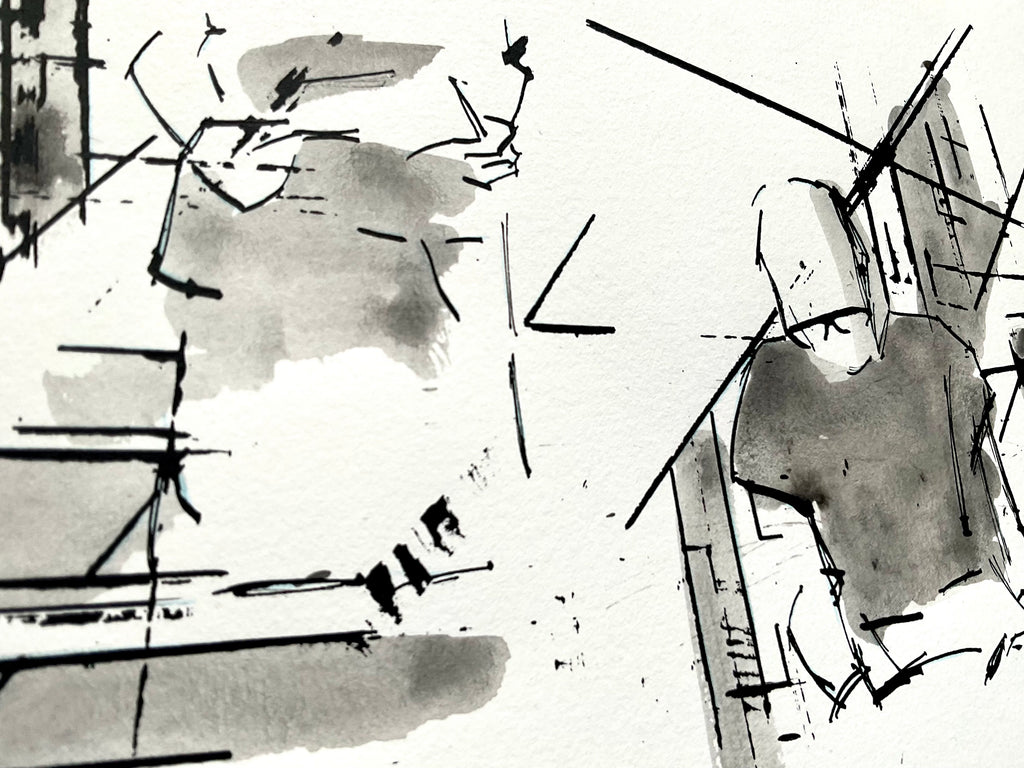 Hubert Selby Jr. | A4 Original Drawing