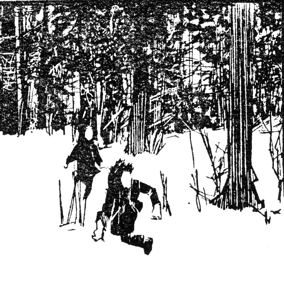 Not Sleeping | A4 Black Stamped Picture