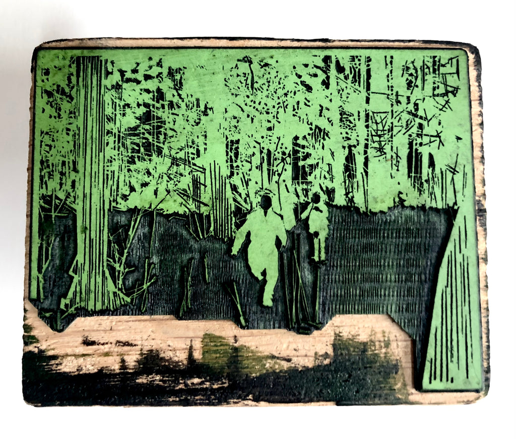 Not Sleeping | A4 Black Stamped Picture