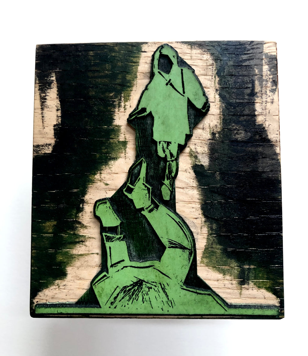 Not Sleeping | A4 Black Stamped Picture