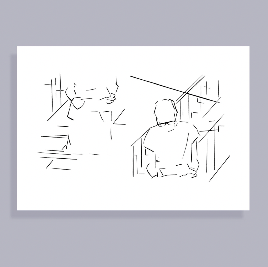 Hubert Selby Jr. | A3 Riso Print